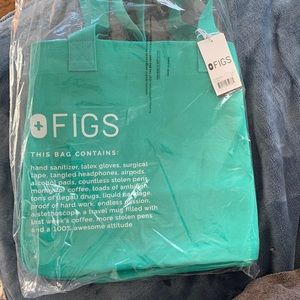 BNWT Figs Surgical Green Tote